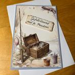 Kaart vintage gentelmen vissen pensioen, Ophalen of Verzenden, Zo goed als nieuw, Overige thema's