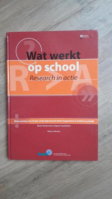 Wat werkt op school - Robert Marzano beschikbaar voor biedingen
