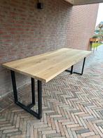 Nieuw! Eiken Eettafel, Huis en Inrichting, Tafels | Eettafels, Ophalen, Eikenhout, 200 cm of meer, 50 tot 100 cm