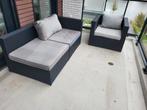 Lounge tuinset – groot, comfortabel en direct klaar, Tuin en Terras, Tuinsets en Loungesets, Ophalen, Gebruikt, Bank