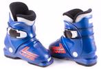 26 26,5 EU kinder skischoenen LANGE L-KID 2024, Blue/orange, Overige merken, 160 tot 180 cm, Gebruikt, Verzenden