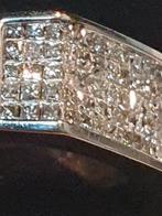 Nieuwe wit gouden ring 14 kr vol met briljanten 1,5 crt, Sieraden, Tassen en Uiterlijk, Ringen, Wit, Nieuw, Ophalen of Verzenden