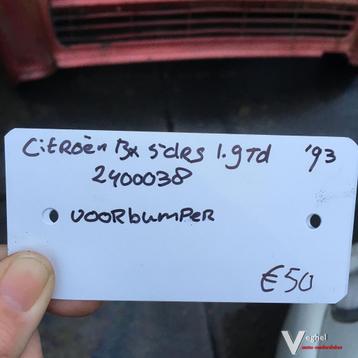 Citroen BX 1.9 TD 1993 Wagennr 2400038  Voorbumper beschikbaar voor biedingen