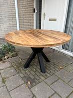 NIEUW Mangohout tafel rond 120cm, Rond, Nieuw, Ophalen of Verzenden, Vier personen