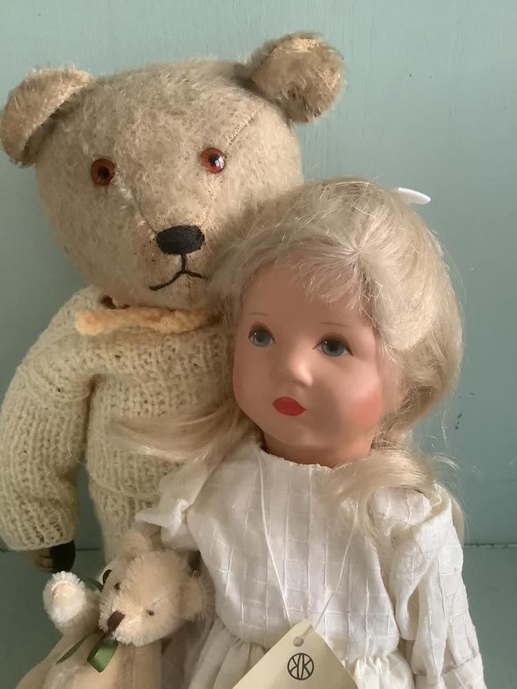 Kathe Kruse Erika 38 cm. SPECIALE  uitgave, Na oud model., Verzamelen, Poppen, Zo goed als nieuw, Pop, Ophalen of Verzenden