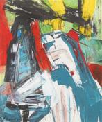 Jan te Wierik (1954-2002), Abstracte compositie II, Antiek en Kunst, Kunst | Schilderijen | Modern, Ophalen of Verzenden