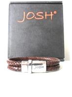 Nieuwe Josh heren armband, Verzenden, Nieuw, Bruin, Leer