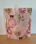Mooi windlichtje in roze vintagelook 16x16 cm, Diversen, Ophalen of Verzenden, Zo goed als nieuw