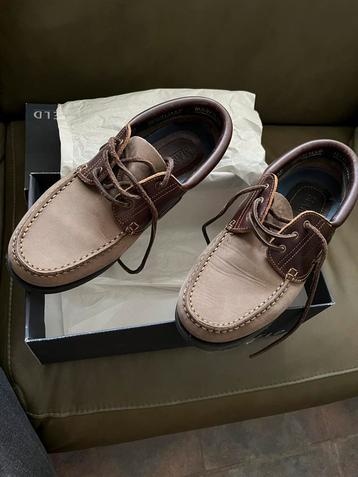 Manfield heren bootschoenen leer & suède – maat 42 beschikbaar voor biedingen