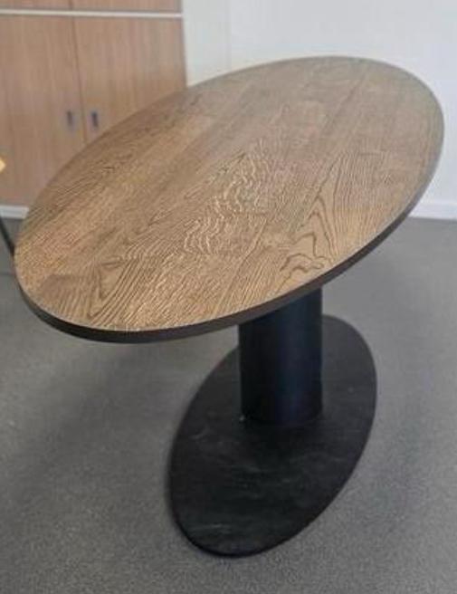KAS20 Eettafel eiken fineer 220x80x76 voor maar 1000,-!, Huis en Inrichting, Tafels | Salontafels, Zo goed als nieuw, 75 cm of meer