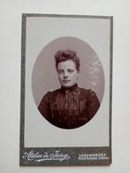 CDV Leeuwarden Heerenveen Sneek Vrouw, Gebruikt, Foto, Klederdracht, Ophalen of Verzenden