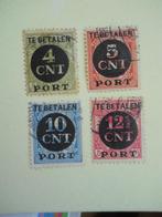 Nederland 1924 Portzegels serie Nvph.P65-P68 gestempeld, Postzegels en Munten, Postzegels | Nederland, Ophalen of Verzenden, T/m 1940