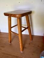 Vintage IKEA kruk grenen. Grenen krukje, Ophalen of Verzenden, Zo goed als nieuw, Hout