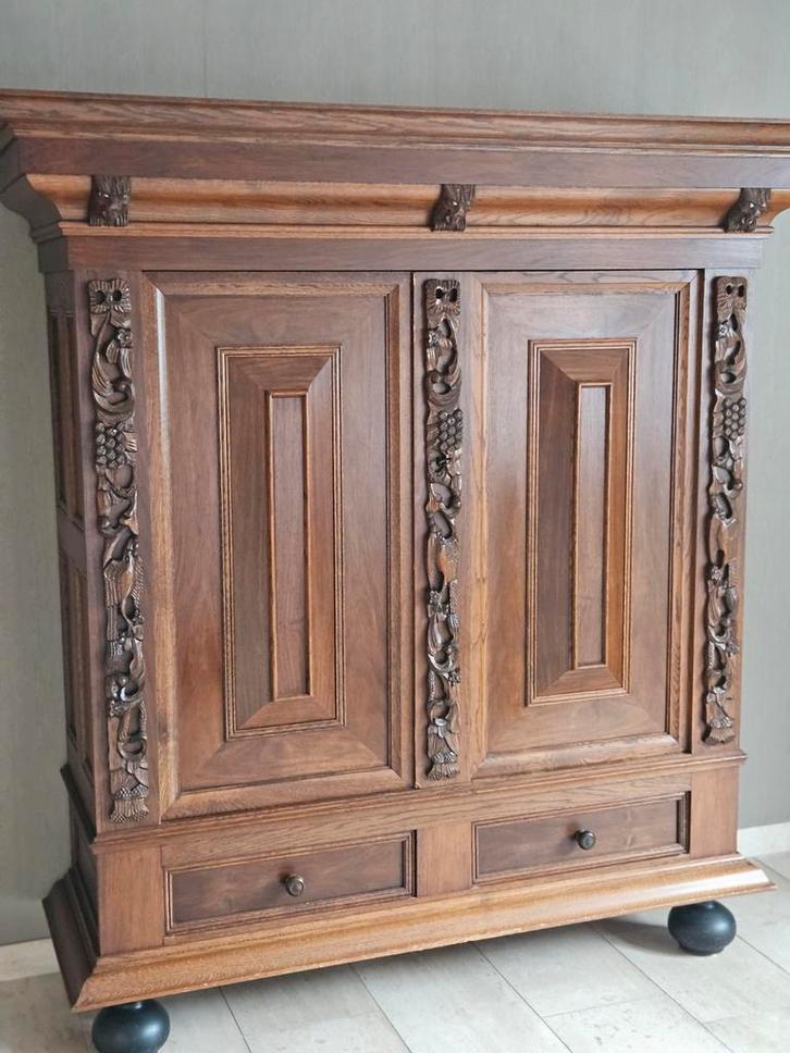 Originele Groenlose Kast - Prachtig!, Huis en Inrichting, Kasten | Buffetkasten, Gebruikt, 150 tot 200 cm, 100 tot 150 cm, 50 tot 75 cm
