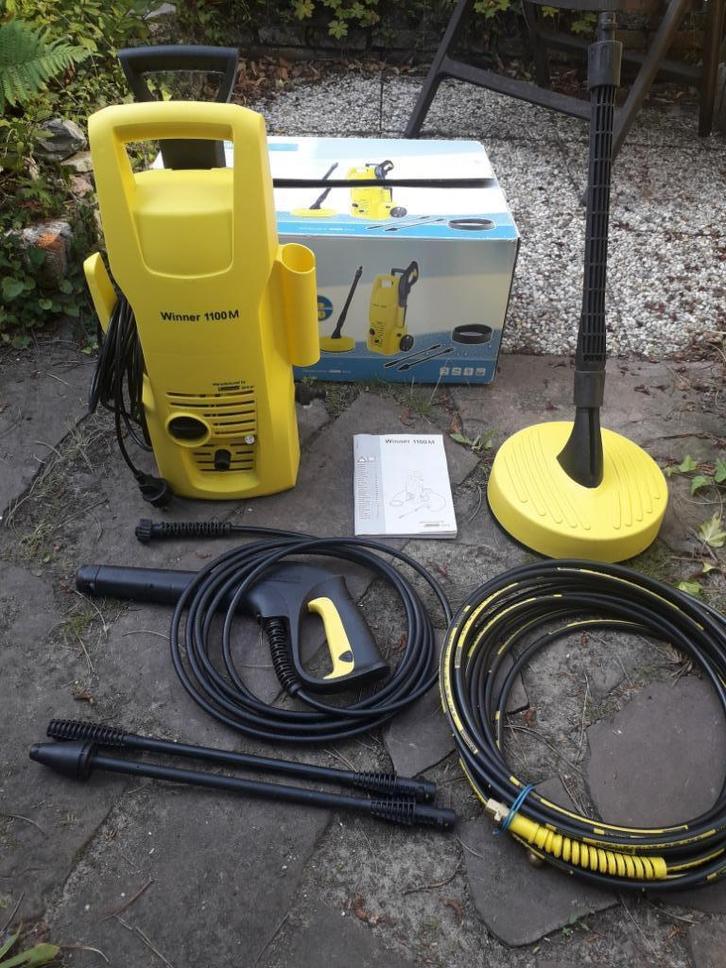 Karcher M1100 incl rioolslang(!) en borstel, 2x lans in doos, Tuin en Terras, Hogedrukreinigers, Gebruikt, Elektrisch, Ophalen