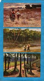 3x Mooie kaarten van Joh.Gerstenhauer " Landleven "  N342, Verzamelen, Verzenden, Voor 1920, Ongelopen