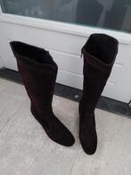 Linea Loresi suede laarzen maat 41 bruin, Verzenden, Zo goed als nieuw, Bruin, Hoge laarzen
