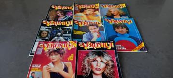 VERONICA magazines 8x (Blondie-Pia Zadora-Cure-Dire Straits beschikbaar voor biedingen