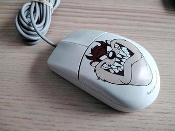 Tweeknops ps2 muis met Tasmanian Devil erop beschikbaar voor biedingen
