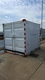 10 ft container met verlichting en inhoud, Ophalen