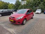 Mazda 2 1.3 55KW 5DRS 2008 Rood Airco, Auto's, Voorwielaandrijving, Stof, 74 pk, 4 cilinders