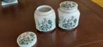 Porseleinen Dekselpotten D.E., Antiek en Kunst, Antiek | Keramiek en Aardewerk, Ophalen
