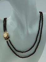 Granaat antieke ketting 14k gouden fraai slot dames juweel, Sieraden, Tassen en Uiterlijk, Antieke sieraden, Verzenden, Goud, Ketting