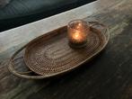 Birma Myanmar birmarieten schaal dienblad birma riet, Ophalen of Verzenden, Zo goed als nieuw, Rond, Metaal