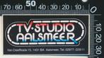 Sticker: TV Studio Aalsmeer, Ophalen of Verzenden, Zo goed als nieuw, Film, Tv of Omroep