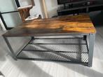 Salontafel - Gebruikt, wegens verhuizing, Huis en Inrichting, Tafels | Salontafels, Ophalen, Gebruikt, 50 tot 100 cm, Metaal