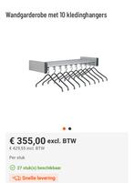 Wandgarderobe met 10 Hangers ( nieuwprijs €429,00), Wandkapstok, Ophalen of Verzenden, Zo goed als nieuw, Minder dan 100 cm