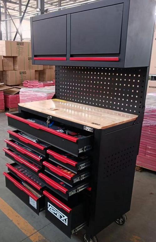 Apex werkbank & Gereedschapkar, Doe-het-zelf en Verbouw, Gereedschapskisten, Nieuw, Ophalen of Verzenden