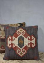 Bohemian Kelim Kussen Oosters Sierkussen Kleurrijk Interieur, Huis en Inrichting, Ophalen of Verzenden, Nieuw, Overige kleuren