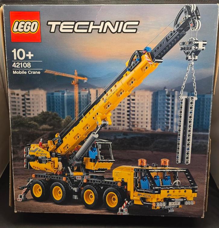 Lego Technic 42108 Mobiele Kraan, Kinderen en Baby's, Speelgoed | Duplo en Lego, Zo goed als nieuw, Lego, Complete set, Ophalen of Verzenden