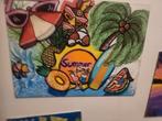 Schilderij summer vibes, Antiek en Kunst, Ophalen of Verzenden