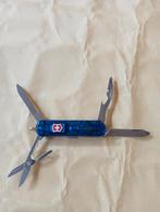Vintage Victorinox Zakmes Blauw Transparant, Ophalen of Verzenden, Gebruikt