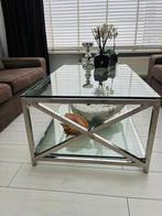 Rivièra Mansion glazen salontafel, Ophalen, 50 tot 75 cm, 50 tot 100 cm, 150 tot 200 cm