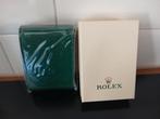 Rolex pouch/reisetui real lether, Ophalen of Verzenden, Nieuw, Groen, Leer