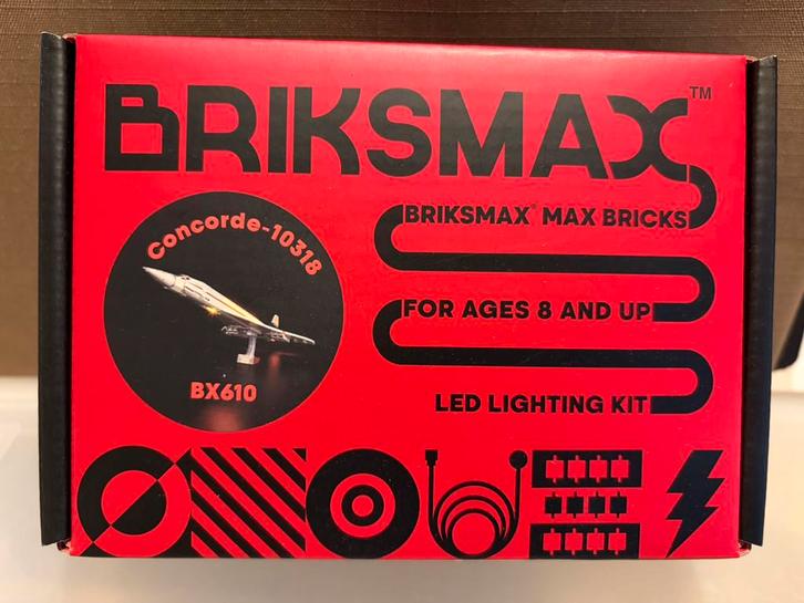 Briksmax LED lighting kit Concorde Lego 10318, Kinderen en Baby's, Speelgoed | Duplo en Lego, Nieuw, Lego, Complete set, Ophalen of Verzenden