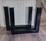 Tafelpoten/tafelpoot, metaal, zwart, Ophalen, Gebruikt, 50 tot 100 cm, 50 tot 100 cm