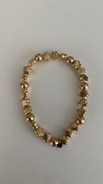 Goud armbandje, Nieuw, Ophalen of Verzenden, Elastiek, Met strass