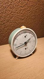 Dugena Kadett Vintage Wekker - Jaren '60 mint groen, Ophalen of Verzenden, Gebruikt, Analoog