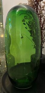 Mooie groene glazen vaas Maria Vinka IKEA Stockholm vintage, Ophalen of Verzenden