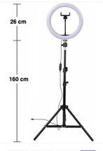Ringlamp met statief, Audio, Tv en Foto, Fotografie | Fotostudio en Toebehoren, Ophalen, Zo goed als nieuw