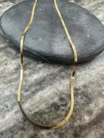 Prachtige 18k gouden gladde ketting, Ophalen of Verzenden, Zo goed als nieuw, Goud
