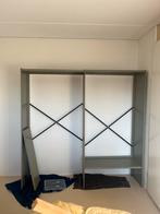 Industriële metalen stellingkast met 9 schappen, Huis en Inrichting, Kasten | Schoenenkasten, Ophalen, Gebruikt