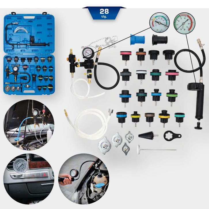 BT521150 | Master Koelsysteem-test en serviceset, 28-dlg, Auto diversen, Autogereedschap, Nieuw, Ophalen of Verzenden