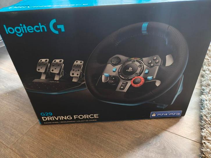 Ongeopende Logitech G29 Force Feedback racing stuur PS4 PS3, Spelcomputers en Games, Spelcomputers | Overige Accessoires, Zo goed als nieuw