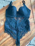 Prachtige Noir body zwart met kant maat 85C Hunkemöller, Ophalen of Verzenden, Zwart, Body of Korset