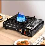 Draagbare Camping Kooktoestel + 4 Gasbussen, Caravans en Kamperen, Ophalen of Verzenden, Nieuw